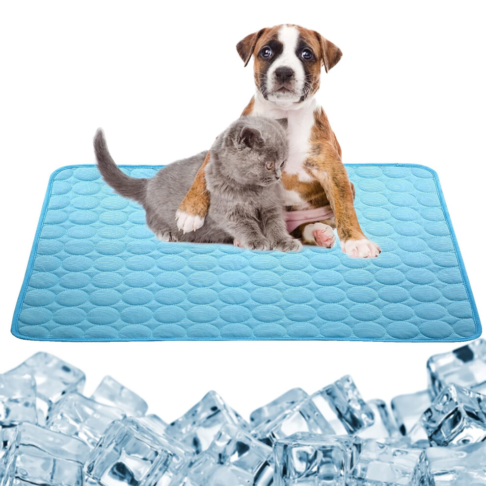 Dog Cooling Mat Large Cooling Pad Summer Pet Bed for Dogs Cats Kennel Pad Breathable Pet Self Cooling Blanket Dog Crate Sleep Mat Machine Washable-image-OPC-PJ65PWR-NEW