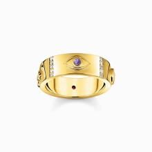 Thomas Sabo - TR2439-995-7-52 - Ring - Damen - 925er Silber gelbvergoldet - Weite 52