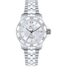 CHRIS BENZ - Orologio da polso subacqueo - DIAMOND DIVER Silver Bay - CB-DD200-SI-MBJ