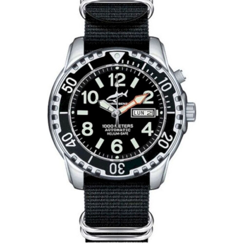 Chris Benz CHRIS BENZ - Orologio subacqueo - DEEP 1000M AUTOMATICO - CB-1000A-S-NBS