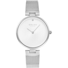 Obaku - Armbanduhr - Damen - Quarz - Diamant-Steel - V256LXCIMC