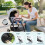 AIYAPLAY Travel Stroller with Easy Folding, Lightweight Pushchair Light Grey 4