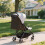 AIYAPLAY Travel Stroller with Easy Folding, Lightweight Pushchair Light Grey 9