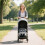 AIYAPLAY Travel Stroller with Easy Folding, Lightweight Pushchair Light Grey 8