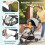 AIYAPLAY Travel Stroller with Easy Folding, Lightweight Pushchair Light Grey 6