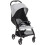 AIYAPLAY Travel Stroller with Easy Folding, Lightweight Pushchair Light Grey 2