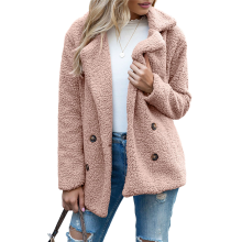 (4XL, Pink) Women'S Winter Coats Fleece Faux Fur Shearling Oversized Trendy Jackets Warm Outerwear Clothing Khaki S