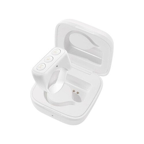 White|cn|bluetuth 5.3 Ring Wirelets for  Photos iPhone Videos