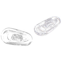 25 Paare Silikon Brillen Nasen Pads Oval Druck auf