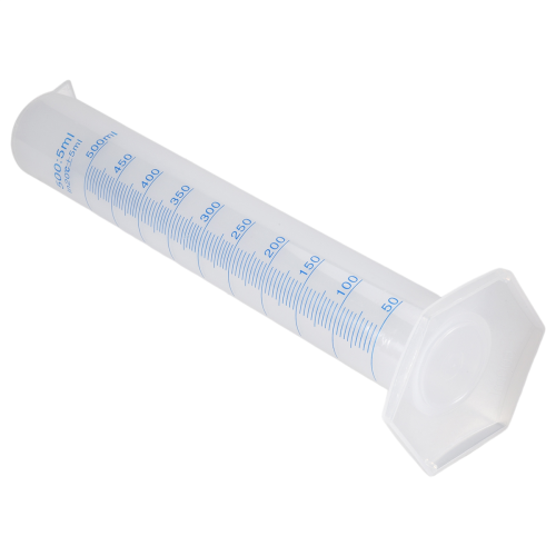 500 ml Eprouvette Graduée en Plastique Transparent 2