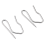 10 Stueck Vorhang Draperie Pin Haken - silbrig 6
