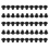 50 Pcs M3x4mm Screws Replacement Black for Laptop Hard Drive 3