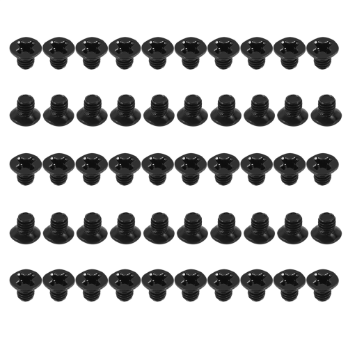 50 Pcs M3x4mm Screws Replacement Black for Laptop Hard Drive 2