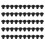 50 Pcs M3x4mm Screws Replacement Black for Laptop Hard Drive 2