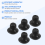 50 Pcs M3x4mm Screws Replacement Black for Laptop Hard Drive 8
