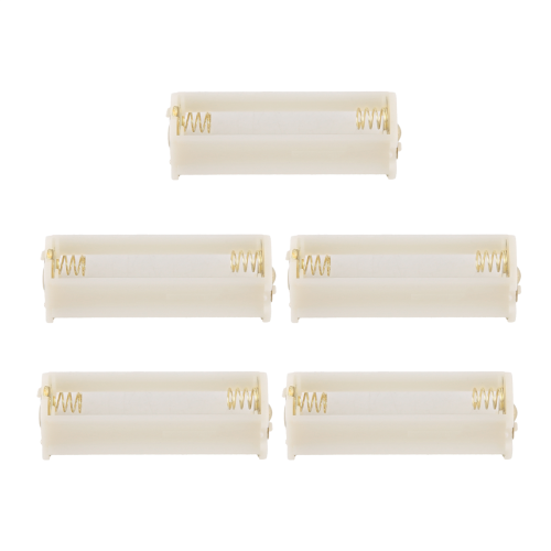 (R) 5 Stueck Runde 3 x 1.5V AAA Batterie Halter - 1