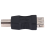 USB Druckeradapter Typ A weiblich zu B maennlich Adapter Schwarz Silber Ton 5
