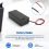Black Plastic Storage Pair -9V Batteries Switch Battery Holder 9
