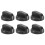 6 Stueck Kuechen Schwarz Kunststoff Gasherd Herd Potiknoepfe 9