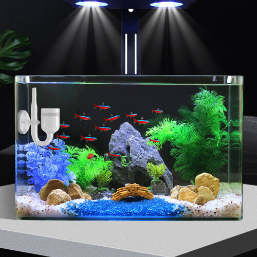 Fisch Aquarium CO2 Diffusor Glas Kohlendioxid Reaktor mit Keramikscheiben 2