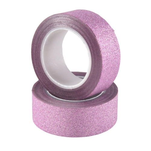 2 x 10M Glitter Washi Tape Stick Self Adhesive pink 2