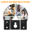 DIY Audio Sound Box Speaker Wall Mount Iron Hook Hanger Plate 5PCS 10