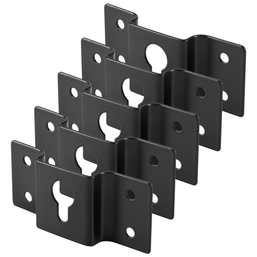 DIY Audio Sound Box Speaker Wall Mount Iron Hook Hanger Plate 5PCS 2