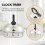 60 Minute Counting Teapot Shaped Kitchen Cooking Alarm Clock Timer 9