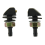 2 pcs Black Plastic Windshield Washer Nozzle For Pair 5