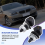 2 pcs Black Plastic Windshield Washer Nozzle For Pair 9