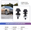 2 pcs Black Plastic Windshield Washer Nozzle For Pair 7