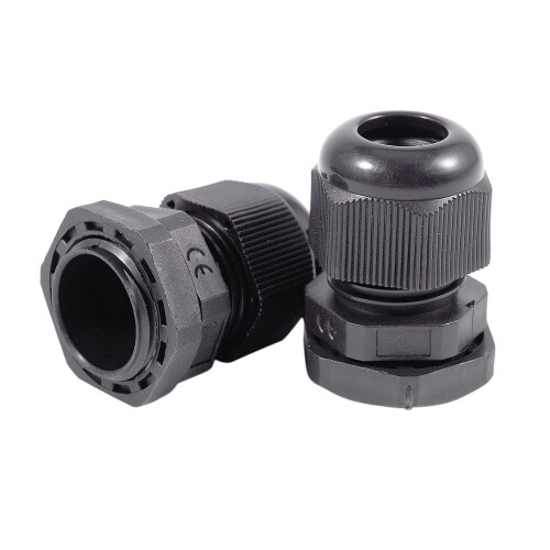 50 x Plastic Waterproof Connector PG11 5-10mm Diameter Cable Gland 2