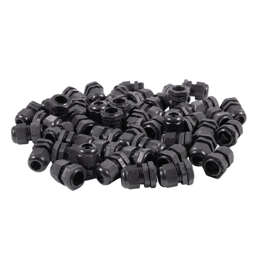 50 x Plastic Waterproof Connector PG11 5-10mm Diameter Cable Gland 1
