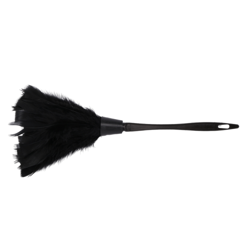 1pc Duster with Black Plastic Handle Cleaning Tool(black)