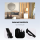1pc Duster with Black Plastic Handle Cleaning Tool(black) 6