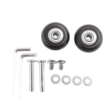2 Sets Luggage Suitcase Replacement Wheels Repair Tool OD 35mm
