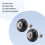 2 Sets Luggage Suitcase Replacement Wheels Repair Tool OD 35mm 5