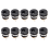 10 Pcs 3-terminal Soldering 2.1mm x 5.5mm Female Power Jack DC Socket 3