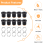 10 Pcs 3-terminal Soldering 2.1mm x 5.5mm Female Power Jack DC Socket 9