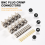 10 Sets 3-Piece BNC Male RG58 Plug Crimp Connectors 10