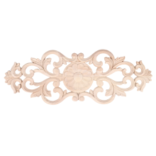 Rubber Wood Carved Applique Retro Furniture Crafts Decor(40*15cm)