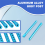 4PCS 102037 Blue Aluminum RC 1:10 Alloy Body Post Mounts 6
