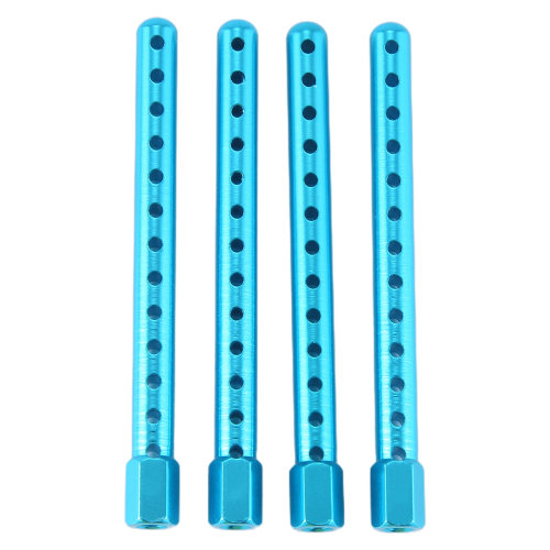 4PCS 102037 Blue Aluminum RC 1:10 Alloy Body Post Mounts