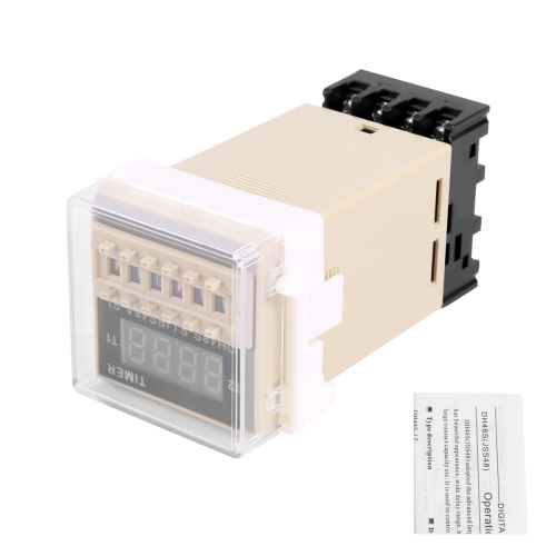 AC 220V 5A Programmable Double Delay Relay Device Tool 2