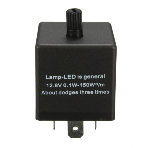 12V 3 Pin LED Einstellbares Auto-Blinker-Relais für Blinker-Lichtanzeige 1