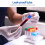 50x Plastic Graduated Cryovial Test Tube Sample Pipe With Seal Cap 3