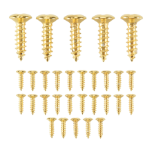 30pcs New Gold Pickguard Screws For Strat/Tele Electric Guitar