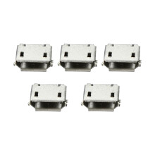 50 Stueck Micro USB-Typ B Buchse 5Pin SMT-Buchse Steckverbinder-Anschluss PCB-Platine
