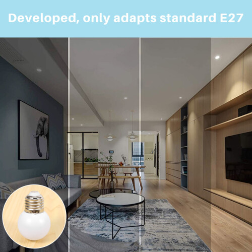 E27 LED Licht Kunststoff Lampe Birne(0.5W Leistung,) 2