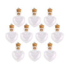 10pcs Glas Flaschen Anhaenger -Formular